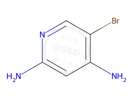 Chemical structure of 5-BroMopyridine-2,4-diaMine dihydrochloride