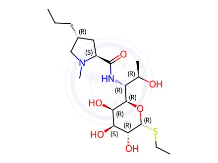 Chemical structure of Clindamycin Hydrochloride Impurity 105