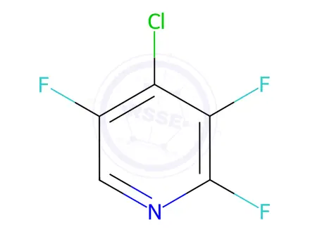 Chemical structure of 4-Chloro-2,3,5-trifluoropyridine