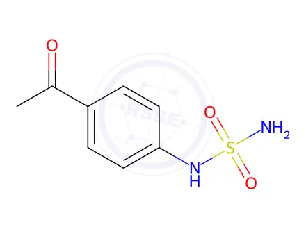 Chemical structure of Sulfamide, (4-acetylphenyl)-(9CI)