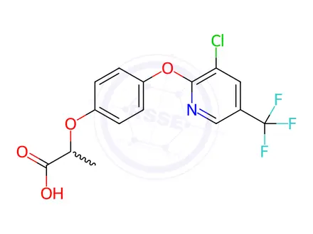 Chemical structure of Haloxyfop