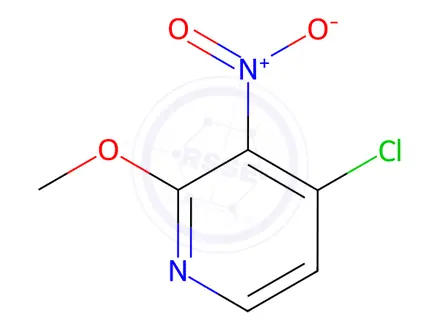 Chemical structure of 4-Chloro-2-methoxy-3-nitropyridine