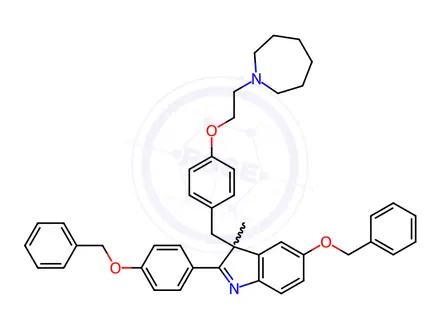 Chemical structure of Bazedoxifene Impurity 1