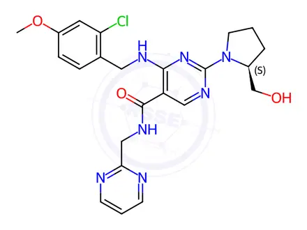 Chemical structure of Avanafil Impurity 38