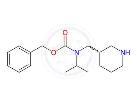 Chemical structure of Benzyl isopropyl(piperidin-3-ylmethyl)carbamate