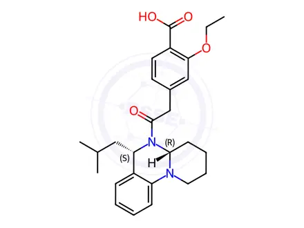 Chemical structure of Repaglinide Impurity 10