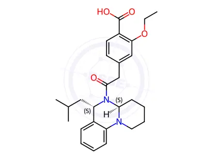 Chemical structure of Repaglinide Impurity 9