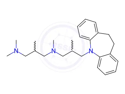 Chemical structure of Trimipramine-Impurity E