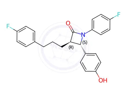 Chemical structure of Ezetimibe Impurity D
