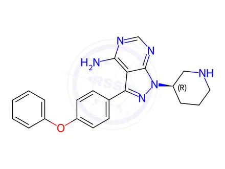 Chemical structure of Ibrutinib Impurity 18