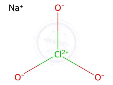 Chemical structure of Chlorate standard solution in Water(as free),ClO3-(NaClO3)