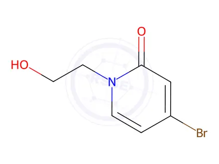 Chemical structure of 4-Bromo-1-(2-hydroxyethyl)pyridin-2(1H)-one