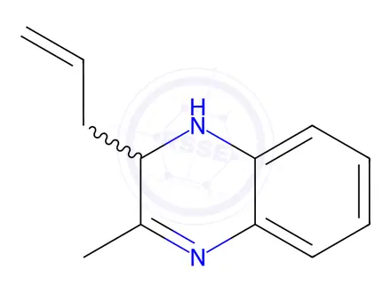 Chemical structure of Quinoxaline, 1,2-dihydro-3-methyl-2-(2-propenyl)-(9CI)