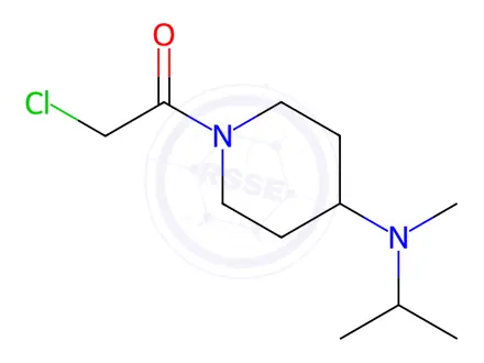 Chemical structure of 2-Chloro-1-(4-(isopropyl(methyl)amino)piperidin-1-yl)ethanone