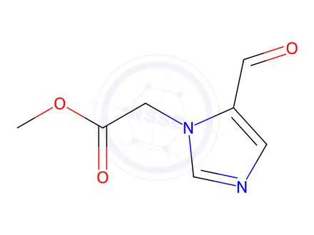 Chemical structure of Methyl 2-(5-formyl-1H-imidazol-1-yl)acetate