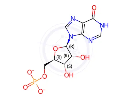 Chemical structure of 5'-IMPdisodium salt