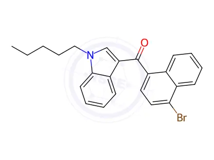 Chemical structure of JWH 387