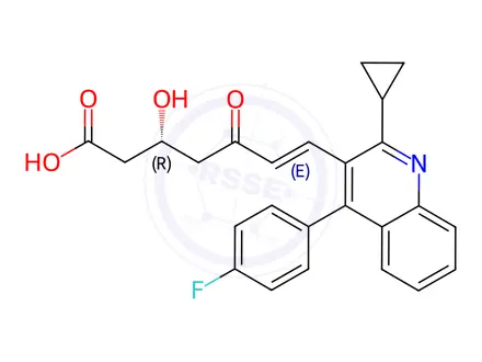 Chemical structure of Pitavastatin Impurity 28