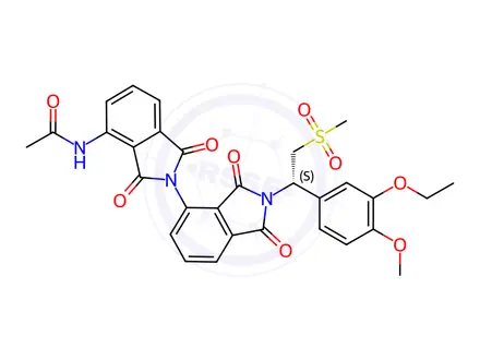 Chemical structure of Apremilast Impurity TTN