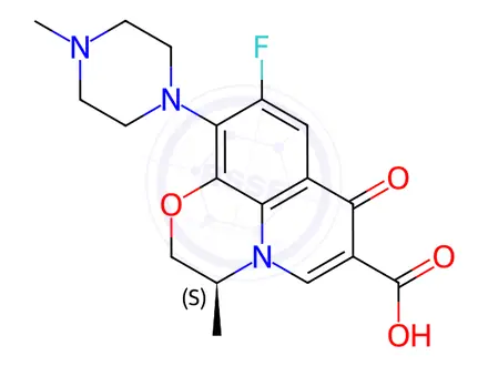 Chemical structure of Levofloxacin Mesylate
