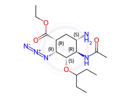 Chemical structure of Oseltamivir Phosphate Impurity 244
