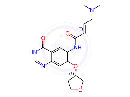 Chemical structure of Afatinib Impurity J