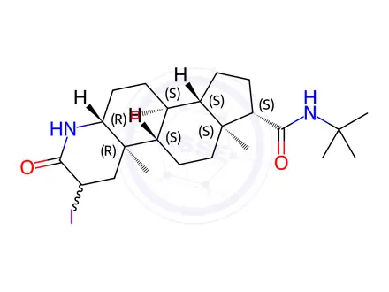 Chemical structure of Finasteride Impurity 56