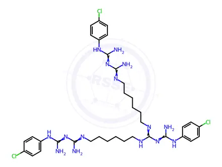 Chemical structure of Chlorhexidine Acetate Impurity 4