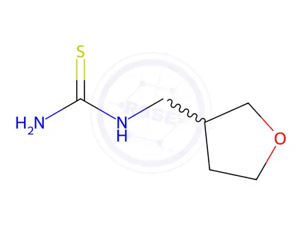 Chemical structure of Thiourea, N-[(tetrahydro-3-furanyl)methyl]-