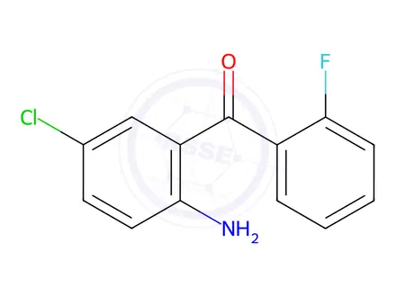 Chemical structure of Lorazepam Impurity 23