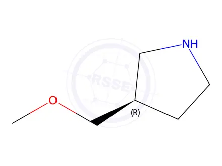 Chemical structure of (3R)-3-(Methoxymethyl)pyrrolidine
