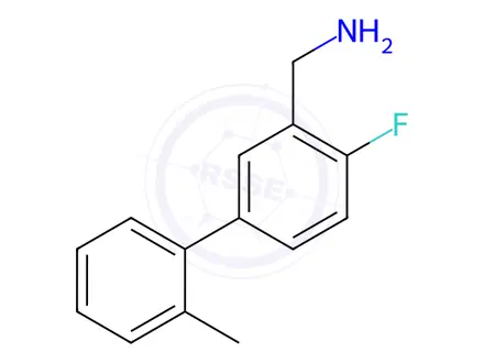 Chemical structure of (4-Fluoro-2-methyl[1,1-biphenyl]-3-yl)-methanamine