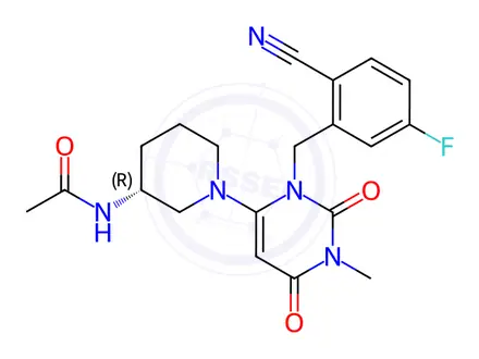 Chemical structure of Trelagliptin Impurity 112