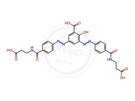 Chemical structure of Balsalazide Impurity 3