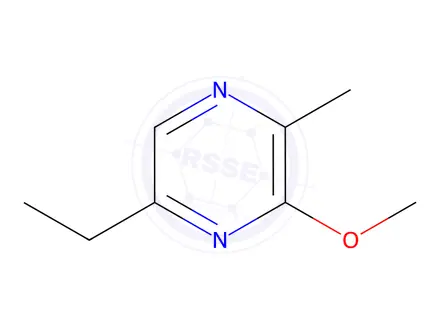 Chemical structure of Pyrazine, 5-ethyl-3-methoxy-2-methyl-(9CI)