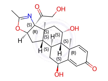 Chemical structure of Deflazacort Impurity 7