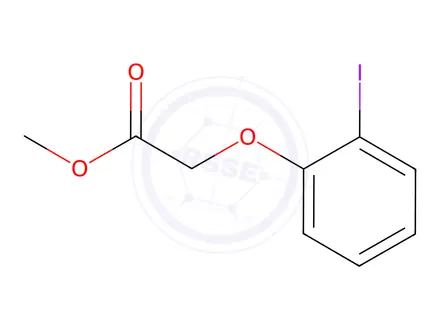 Chemical structure of 2-(2-Iodophenoxy)-acetic Acid Methyl Ester
