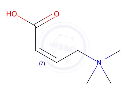Chemical structure of Levocarnitine EP Impurity A(Z-isomer)