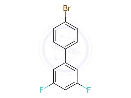 Chemical structure of 4'-Bromo-3,5-difluoro-1,1'-biphenyl