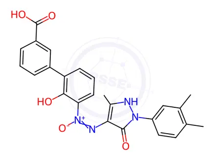 Chemical structure of Eltrombopag Olamineg Impurity 164 (Mixture of E/Z-isomers)