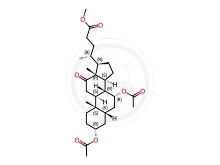 Chemical structure of Cholic Acid Impurity 1