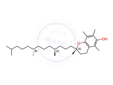 Chemical structure of DL-α-Tocopherol Impurity 33