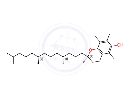 Chemical structure of DL-α-Tocopherol Impurity 28