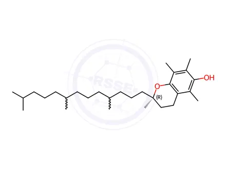 Chemical structure of DL-α-Tocopherol Impurity 36