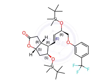 Chemical structure of Travoprost Impurity 10