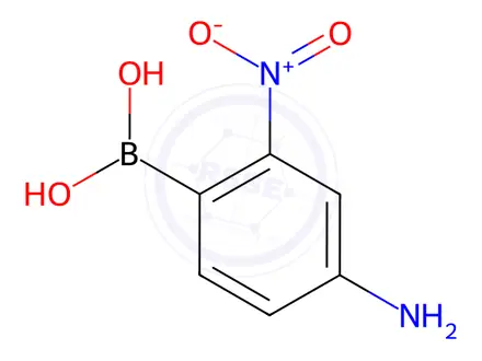 Chemical structure of (4-Amino-2-nitrophenyl)boronic acid