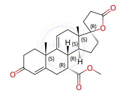 Chemical structure of Eplerenone EP Impurity C
