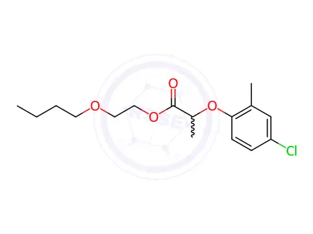 Chemical structure of Mecoprop-2-butoxyethyl ester