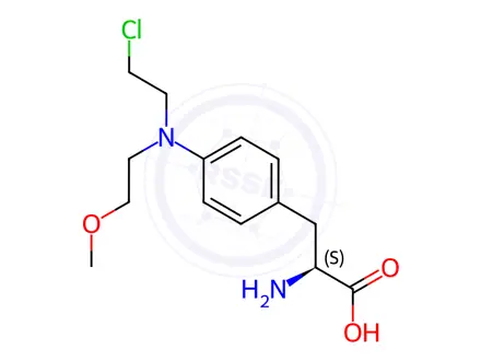 Chemical structure of Melphalan EP Impurity I