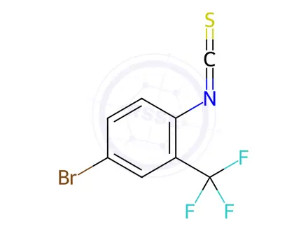 Chemical structure of 4-BROMO-2-(TRIFLUOROMETHYL)PHENYL ISOTHIOCYANATE